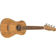 Fender Zuma Exotic Concert Ukulele, Walnut Fingerboard, Spalted Maple