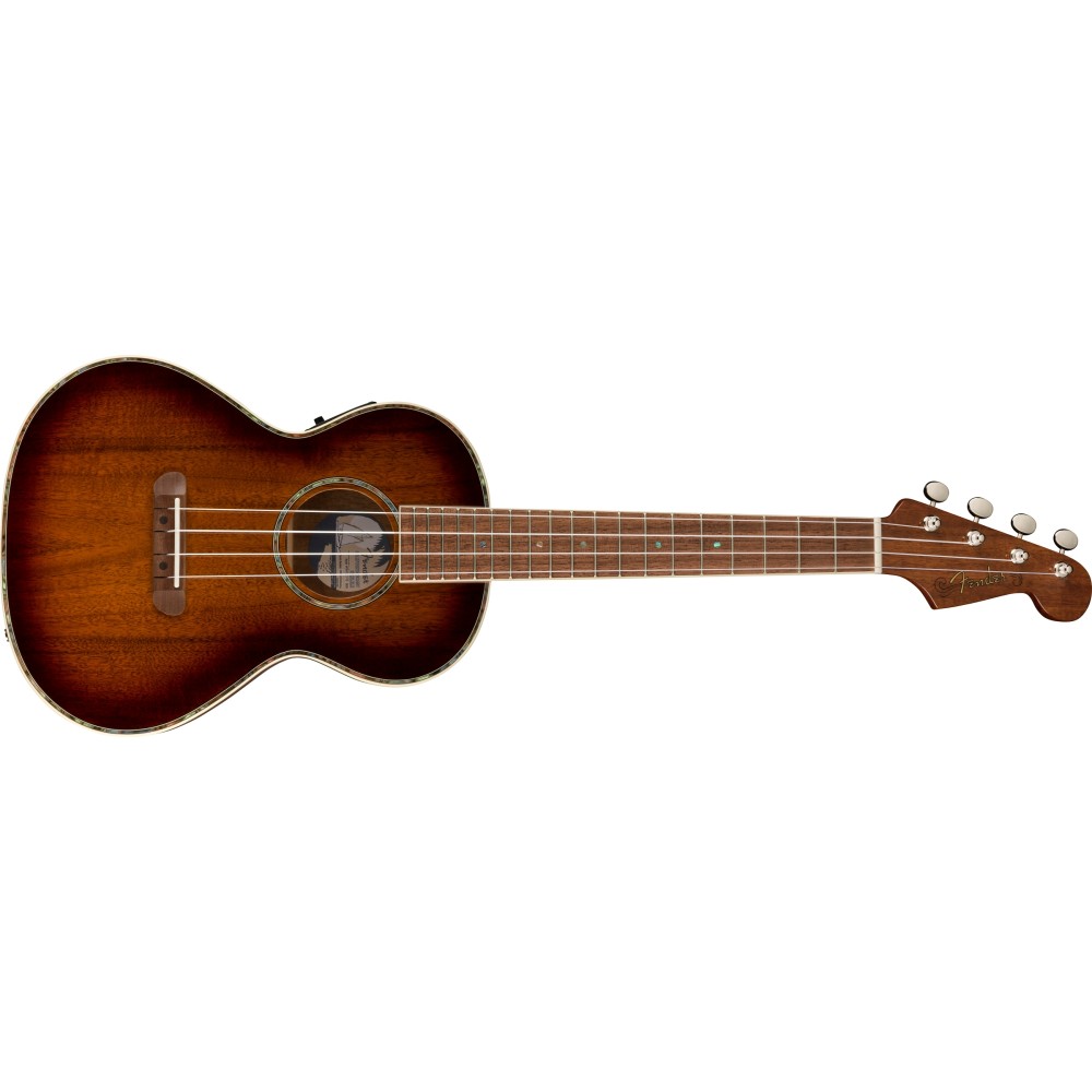 Fender Montecito Tenor Ukulele, Walnut Fingerboard, Shaded Edge Burst