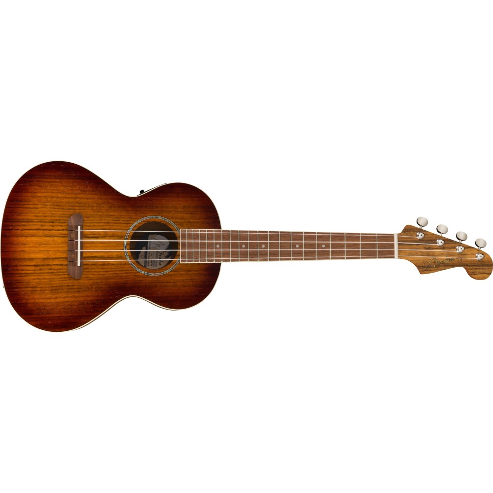 Fender Rincon Tenor Ukulele, Walnut Fingerboard, Aged Cognac Burst