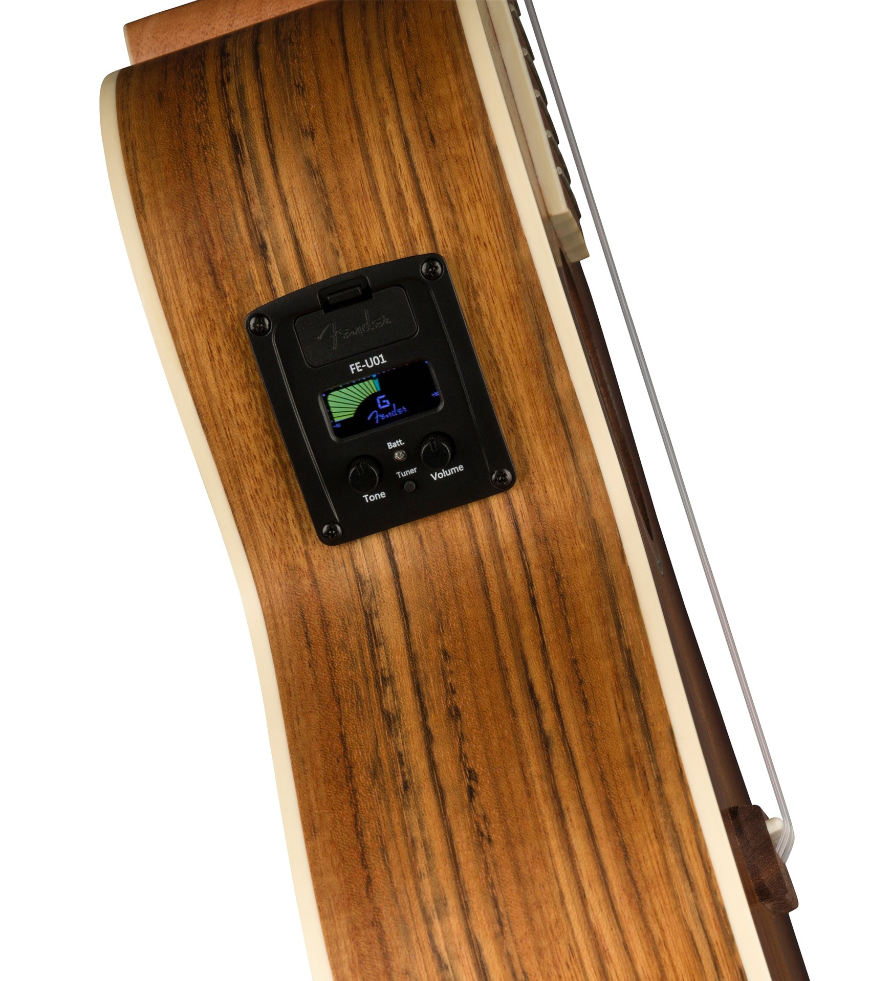 Fender Rincon Tenor Ukulele, Walnut Fingerboard, Aged Cognac Burst