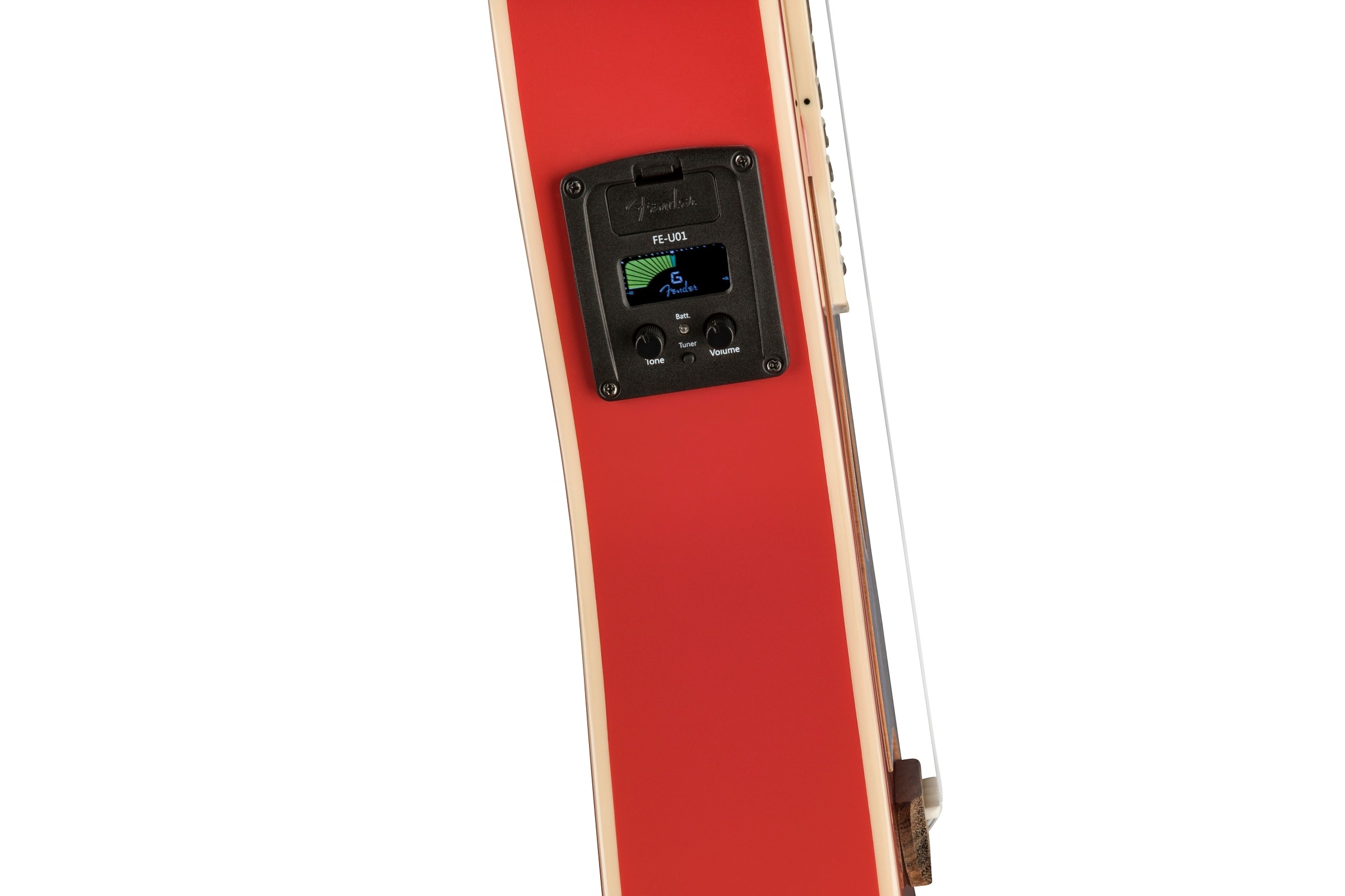 Fender FSR Fullerton Strat® Uke, Fiesta Red