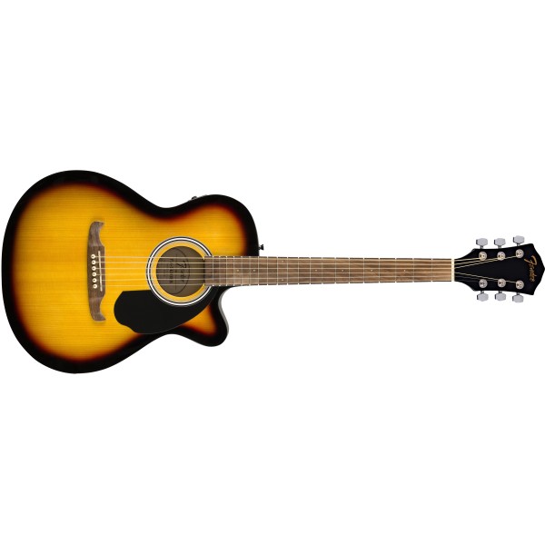 Fender FA-135CE Concert, chitarra acustica, 3-color Sunburst