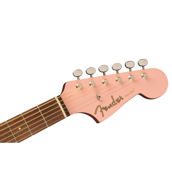 Fender FSR Malibu Player, Walnut Fingerboard, Shell Pink