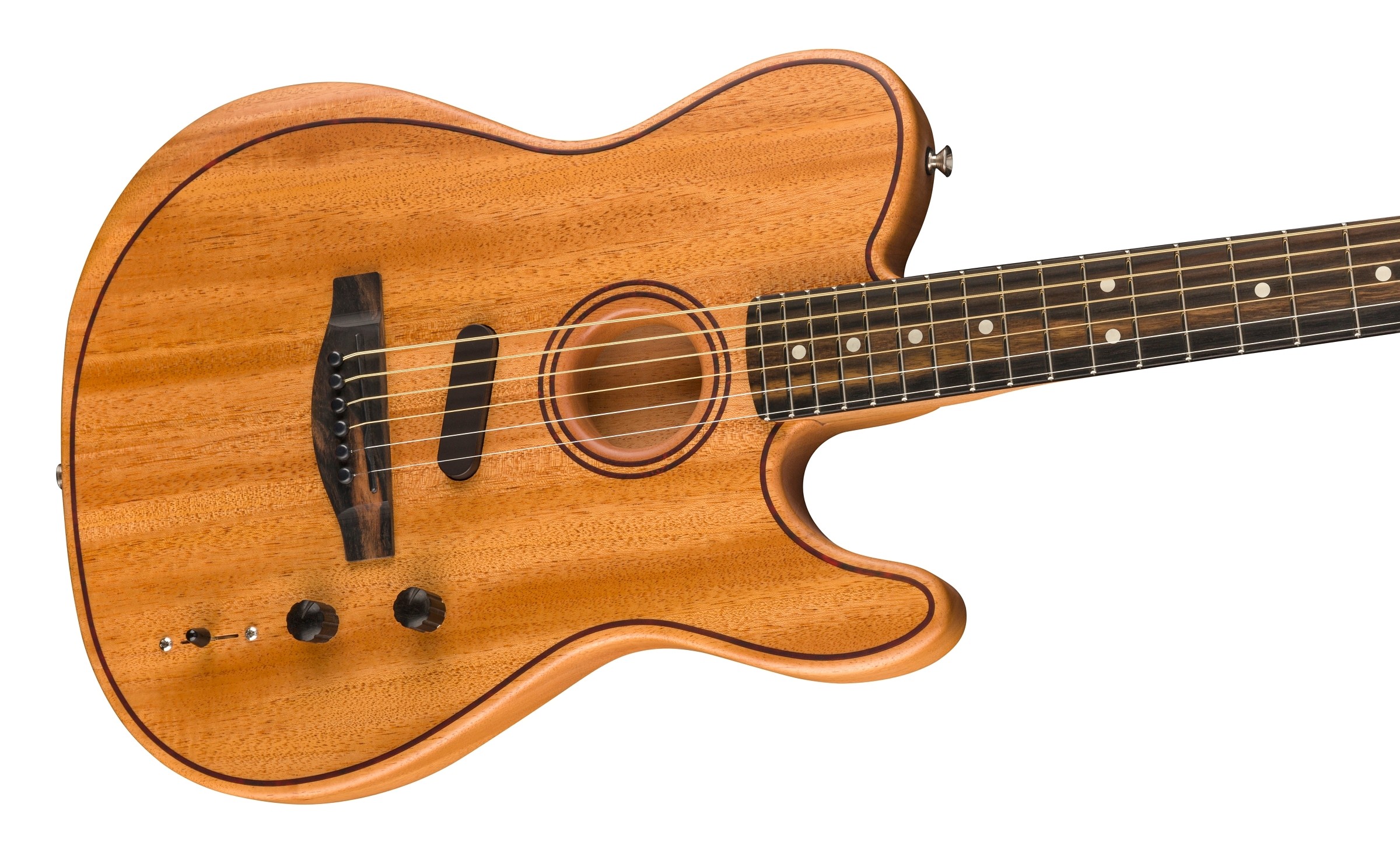 Fender American Acoustasonic® Telecaster® All-Mahogany, Ebony Fingerboard, Natural