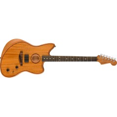 Fender American Acoustasonic Jazzmaster All-Mahogany, Ebony Fingerboard, Natural