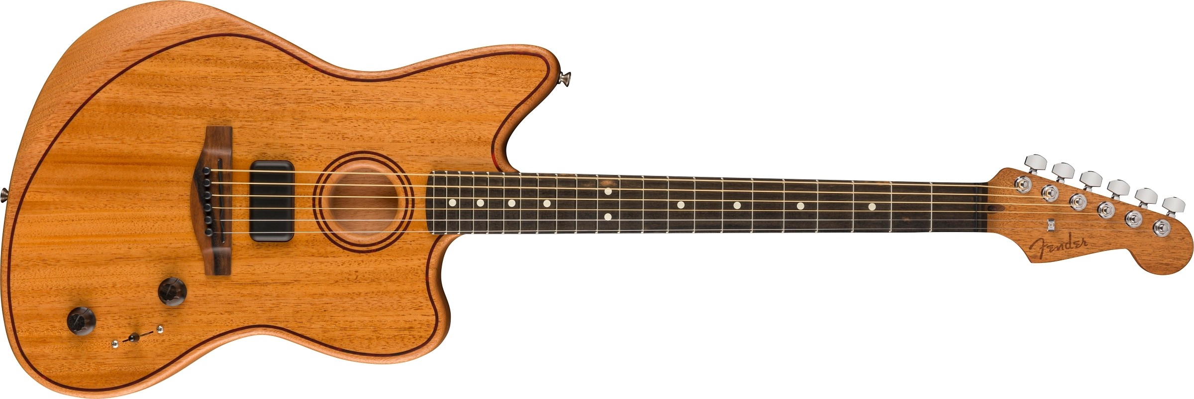 Fender American Acoustasonic® Jazzmaster® All-Mahogany, Ebony Fingerboard, Natural