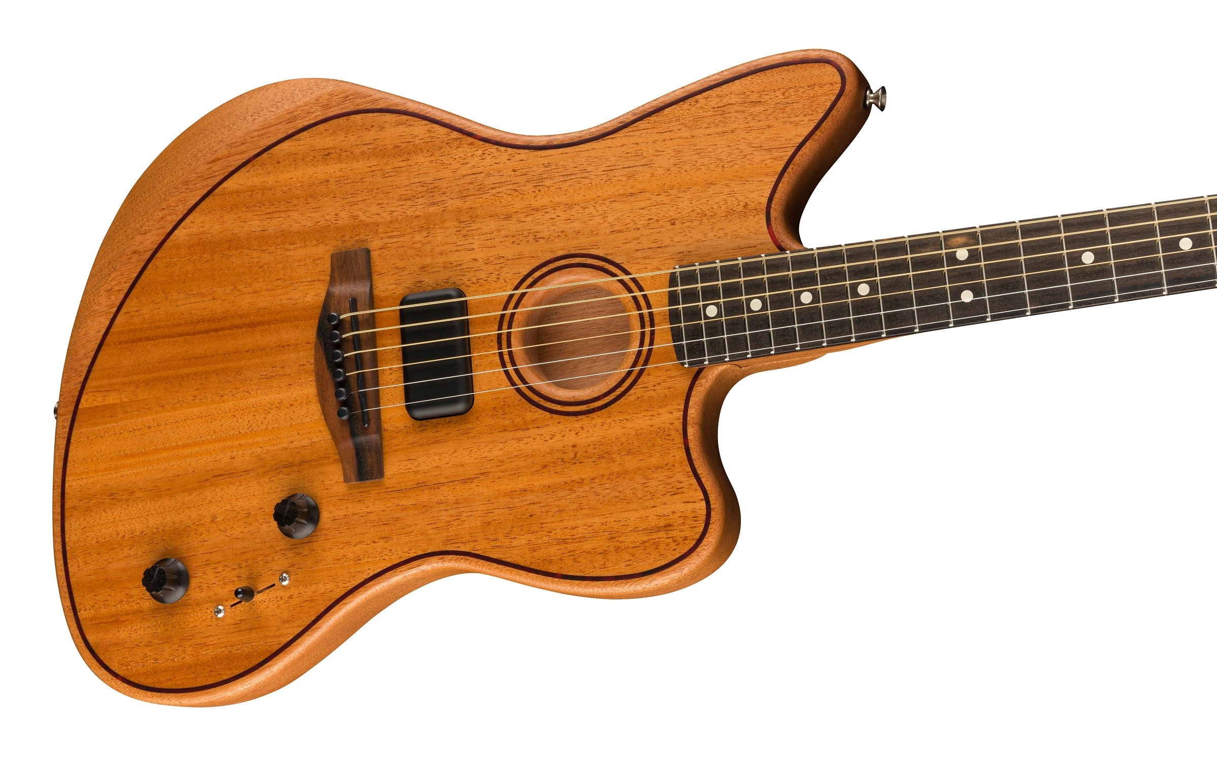 Fender American Acoustasonic® Jazzmaster® All-Mahogany, Ebony Fingerboard, Natural