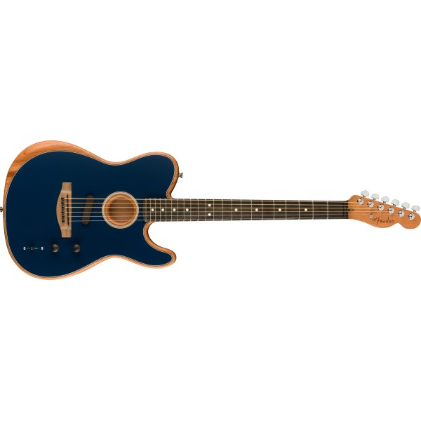 Fender American Acoustasonic Telecaster, Ebony Fingerboard, Steel Blue