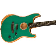 Fender Limited Edition American Acoustasonic Stratocaster, Ebony Fingerboard, Aqua Teal