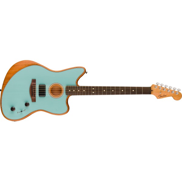 Fender Acoustasonic Player Jazzmaster, Rosewood Fingerboard, Ice Blue