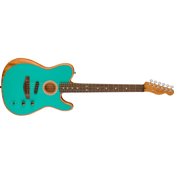 Fender Limited Edition Acoustasonic Player Telecaster, Rosewood Fingerboard, Miami Blue