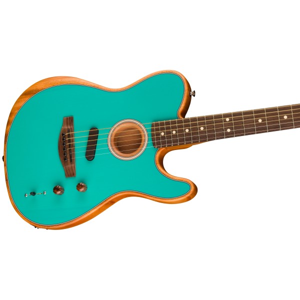 Fender Limited Edition Acoustasonic Player Telecaster, Rosewood Fingerboard, Miami Blue