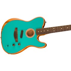 Fender Limited Edition Acoustasonic Player Telecaster, Rosewood Fingerboard, Miami Blue