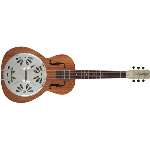 Gretsch G9200 Boxcar Round-Neck, Mahogany Body Resonator Guitar, Natural