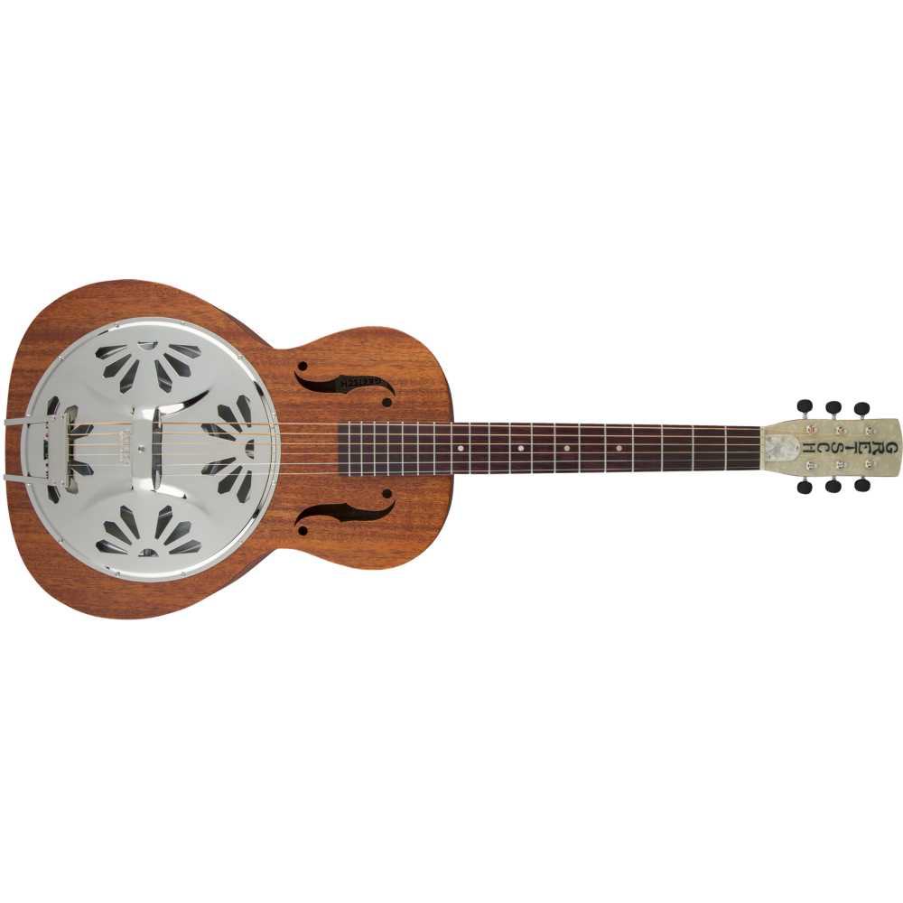 Gretsch G9200 Boxcar Round-Neck, Mahogany Body Resonator Guitar, Natural