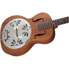 Gretsch G9200 Boxcar Round-Neck, Mahogany Body Resonator Guitar, Natural