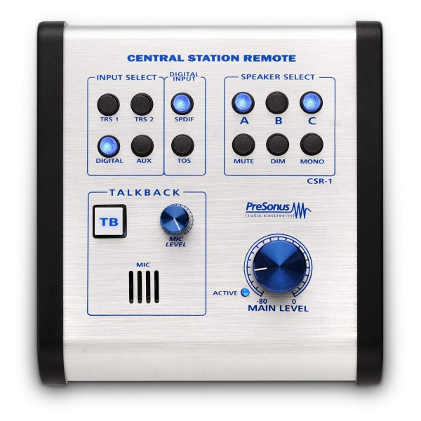 PreSonus Central Station PLUS Monitoring Controller, Silver, 220-240V EU