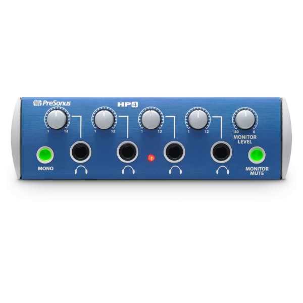 PreSonus HP4 4-Channel Headphone Amplifier, amplificatore cuffie, 220-240V EU