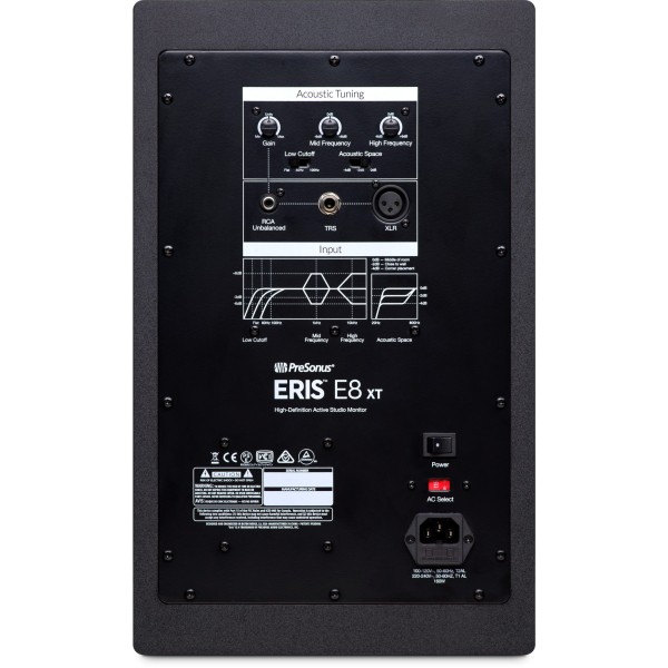 PreSonus Eris E8 XT Studio Monitor, Black, 220-240V EU