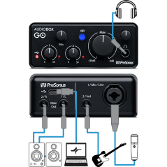 PreSonus AudioBox GO - scheda audio USB portatile