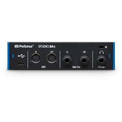 PreSonus Studio 24c - scheda audio 2 ingressi con preamplificatori XMAX-L