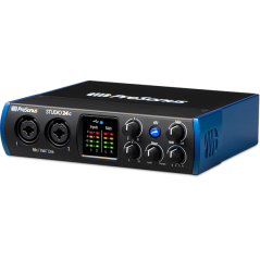 PreSonus Studio 24c - scheda audio 2 ingressi con preamplificatori XMAX-L