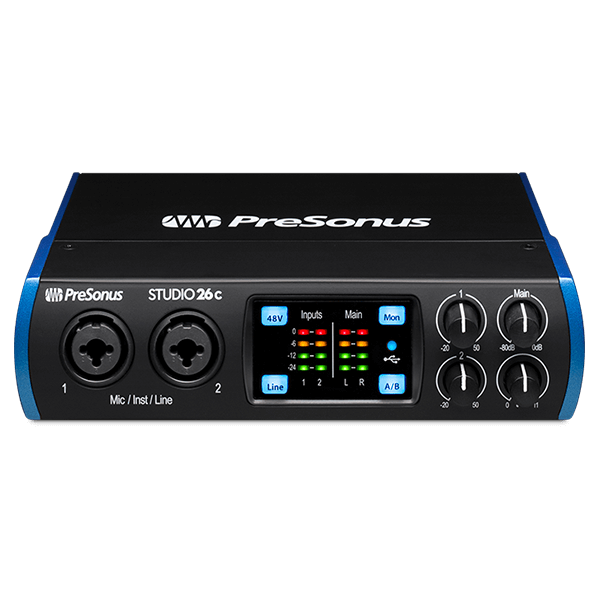 PreSonus Studio 26c - scheda audio USB 2x4