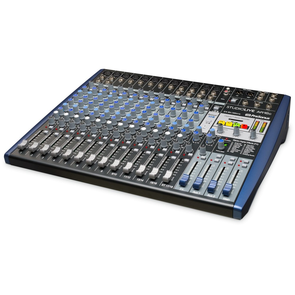 PreSonus StudioLive AR16c Mixer analogico con registratore e scheda audio 18x4