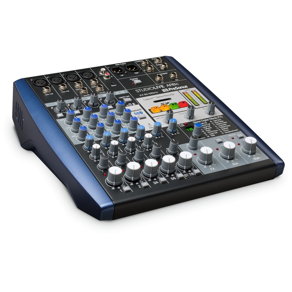 PreSonus StudioLive AR8c Mixer analogico con registratore e scheda audio 8x4
