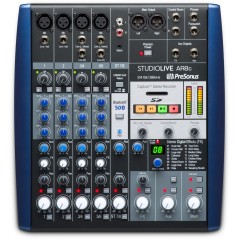 PreSonus StudioLive AR8c Mixer analogico con registratore e scheda audio 8x4