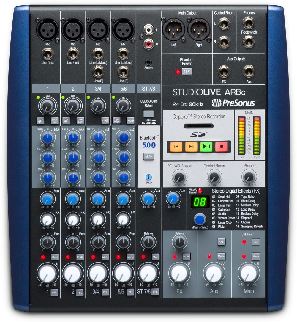 PreSonus StudioLive AR8c Analog Mixer