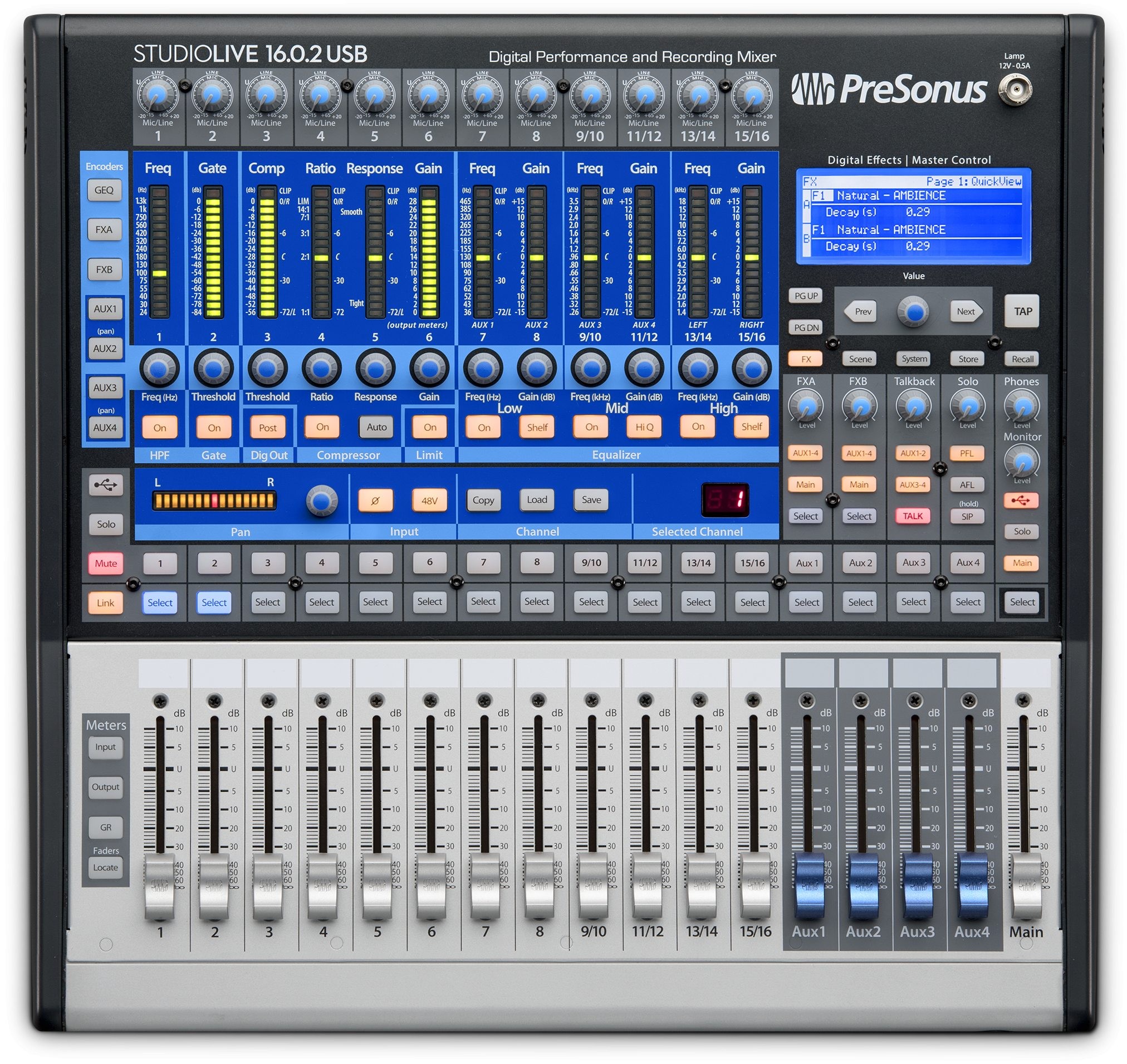 PreSonus StudioLiveÂ® Classic 16.0.2 USB Digital Console Mixer