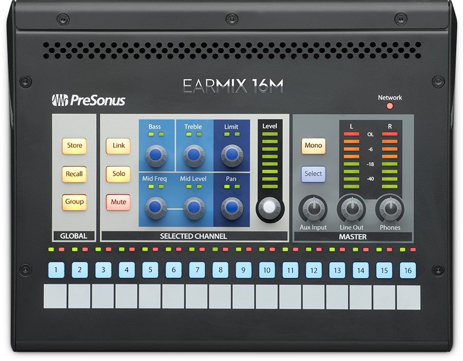 PreSonus EarMix 16M Personal Monitor Mixer