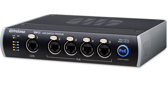 PreSonus SW5E Network Switch and Bridge