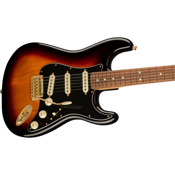 FENDER LIMITED EDITION Chitarra elettrica PLAYER STRATOCASTER PF 3TONE SUNBURST GOLD HARDWARE