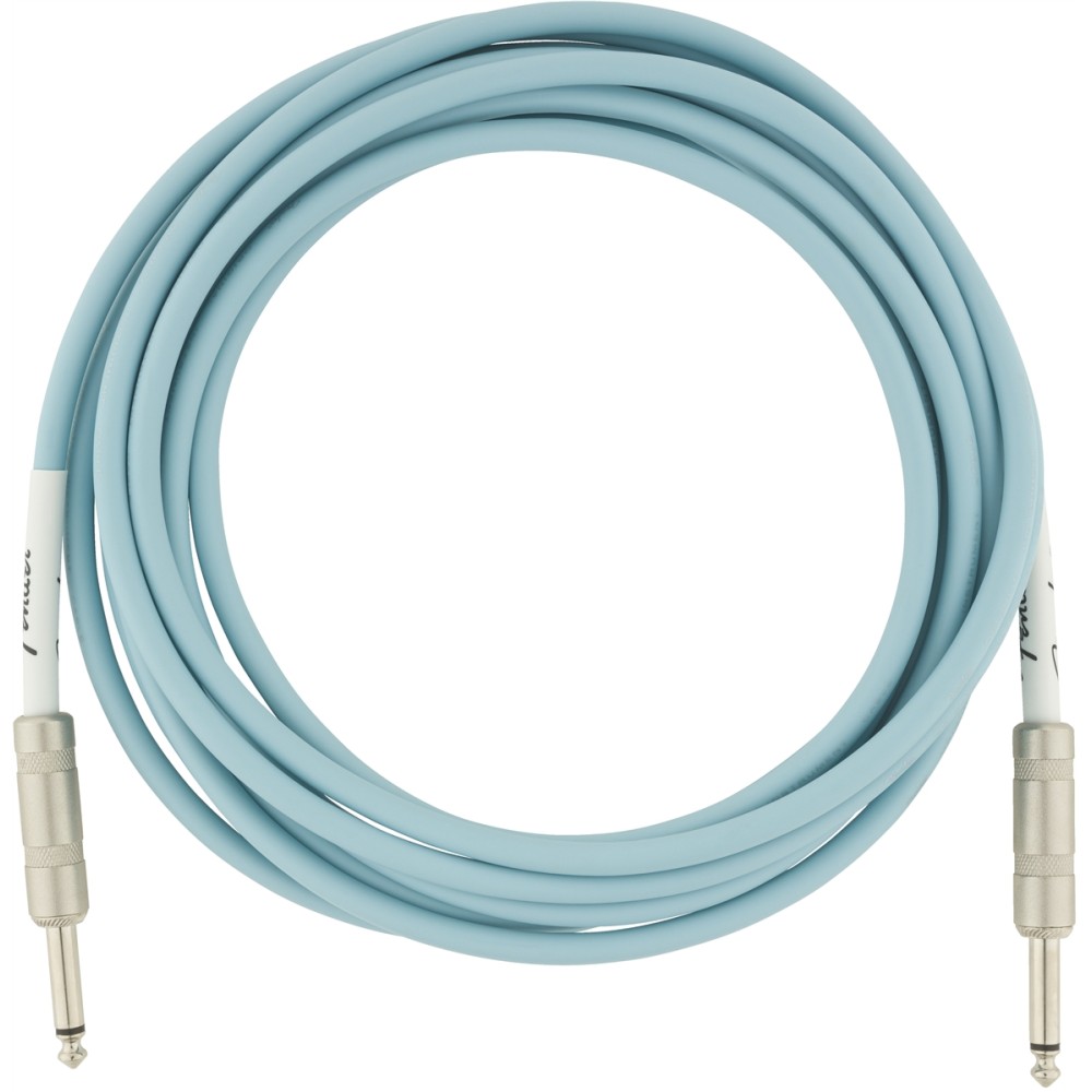 Fender Original Series Instrument Cable, 18.6', Daphne Blue