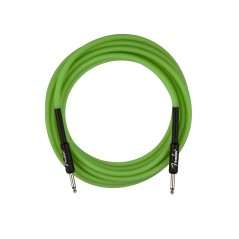 Fender Professional Glow in the Dark Cable, Green, 18.6'