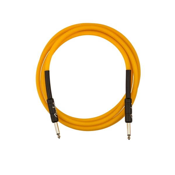 Fender Professional Series Glow in the Dark Cable, Orange, 10'