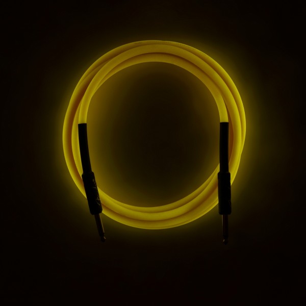 Fender Professional Series Glow in the Dark Cable, Orange, 10'
