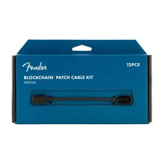 Fender Blockchain Patch Cable Kit, Medium, Black