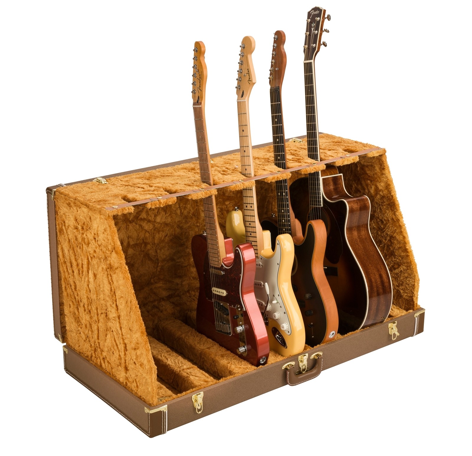 Fender Fender® Classic Series Case Stand - 7 Guitar, Brown