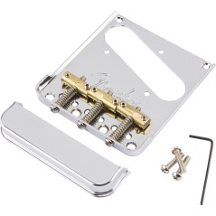 Fender 3-Saddle American Pro Telecaster Bridge Assembly, Chrome