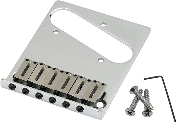 Fender 6-Saddle American Series Telecaster® Bridge Assembly, Chrome