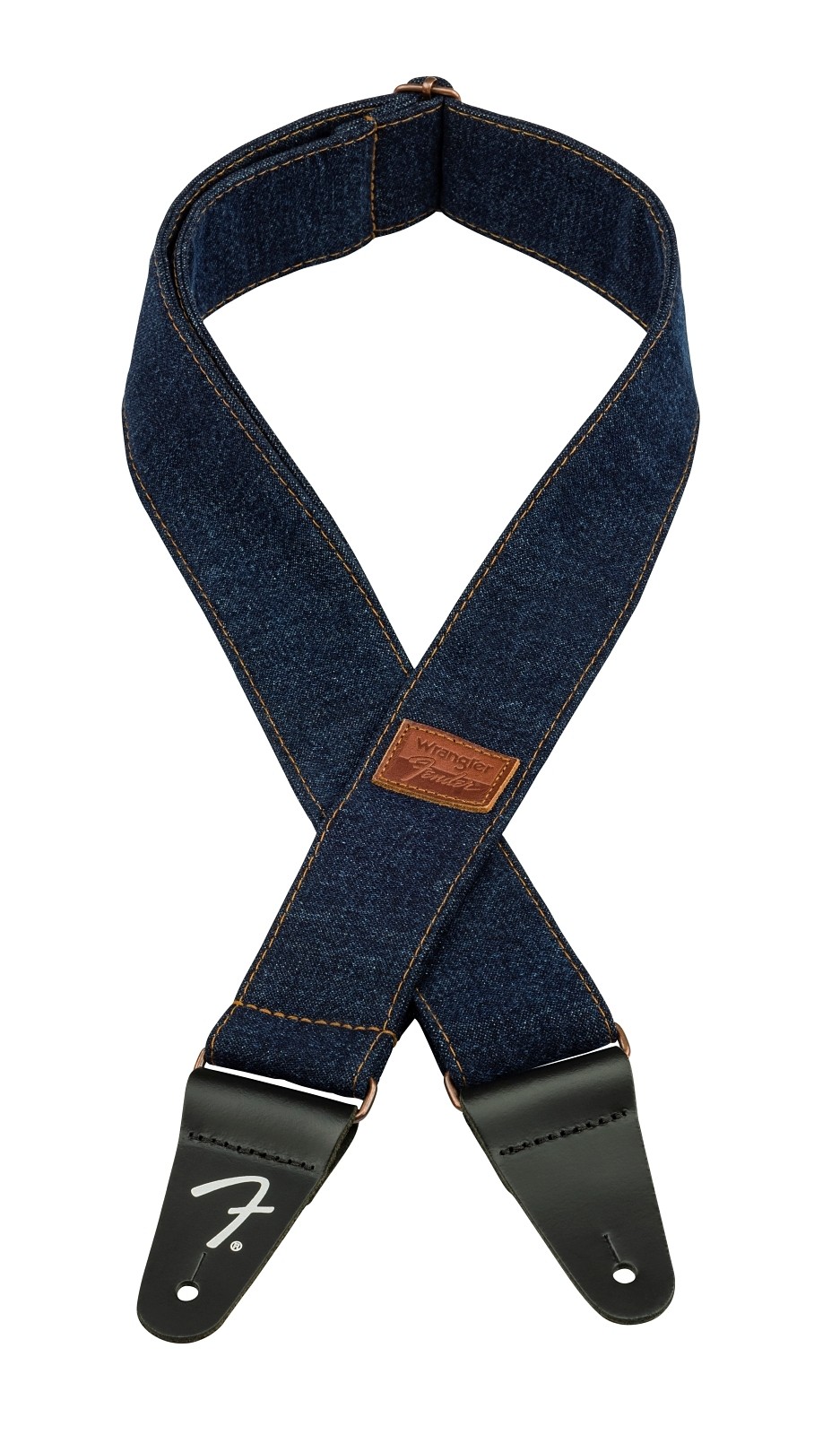 Fender Fender® x Wrangler® Denim Strap, Dark Indigo
