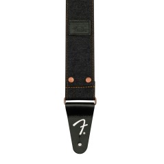 Fender x Wrangler Riveted Denim Strap, Black