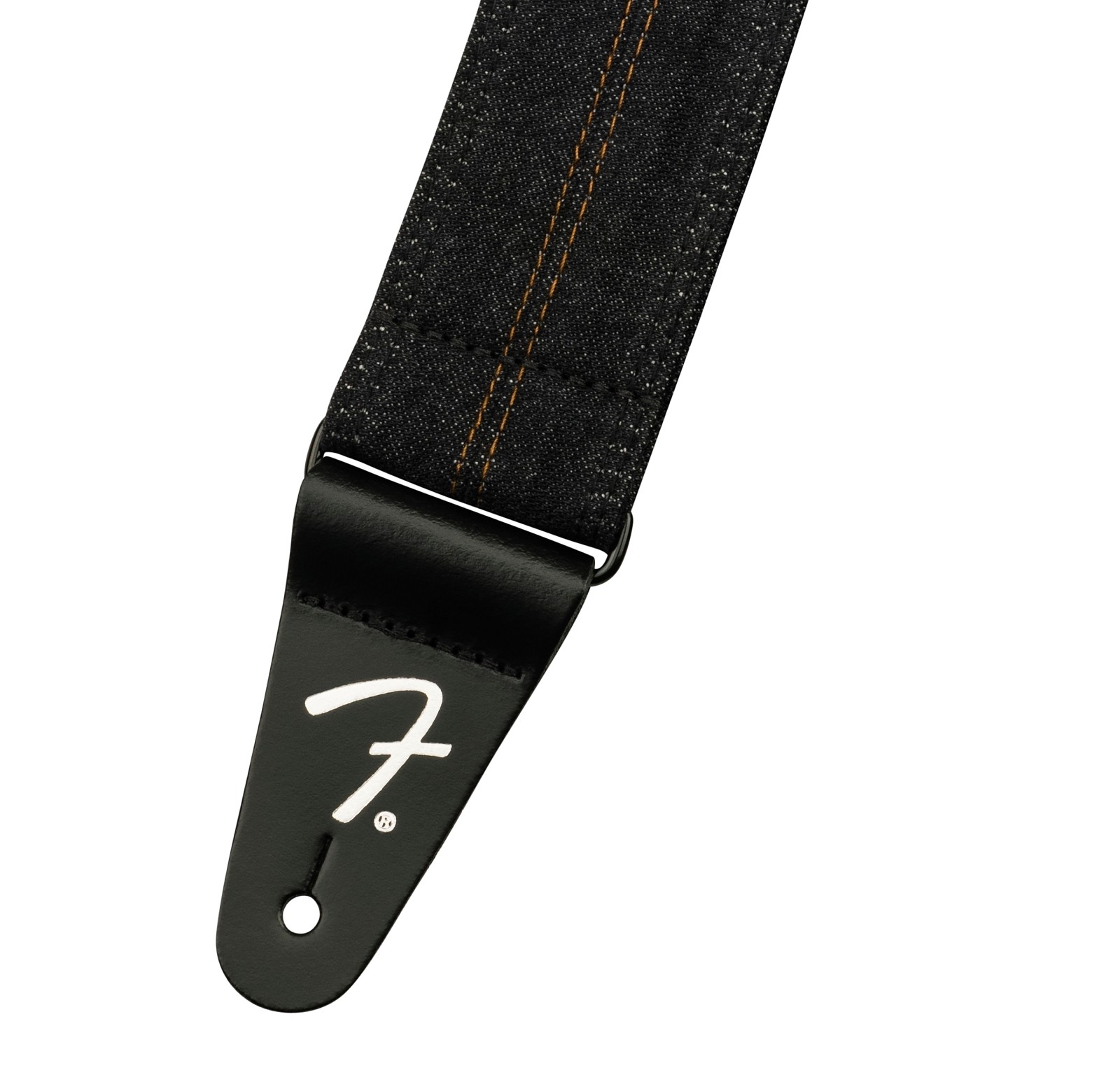 Fender Fender® x Wrangler® Denim Strap, Washed Black Stitch