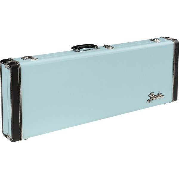 Fender Classic Series Wood Case - Strat/Tele, Sonic Blue