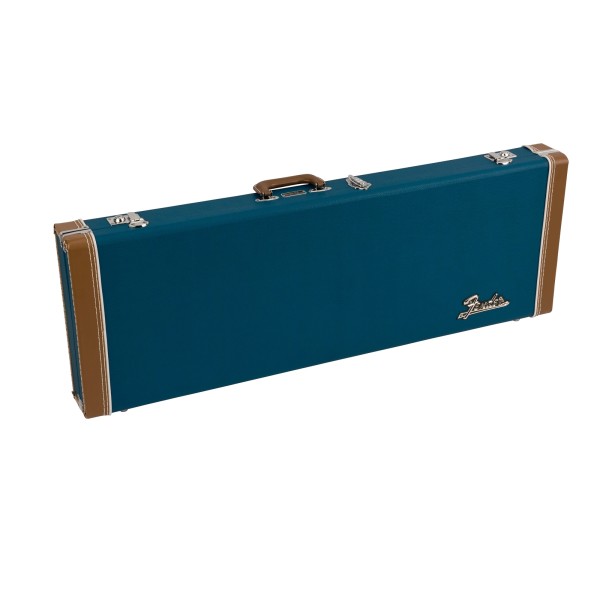 Fender Classic Series Wood Case - Strat/Tele, Lake Placid Blue