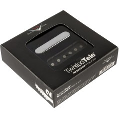 Fender Custom Shop Twisted Tele Pickups, Black/Chrome (2)