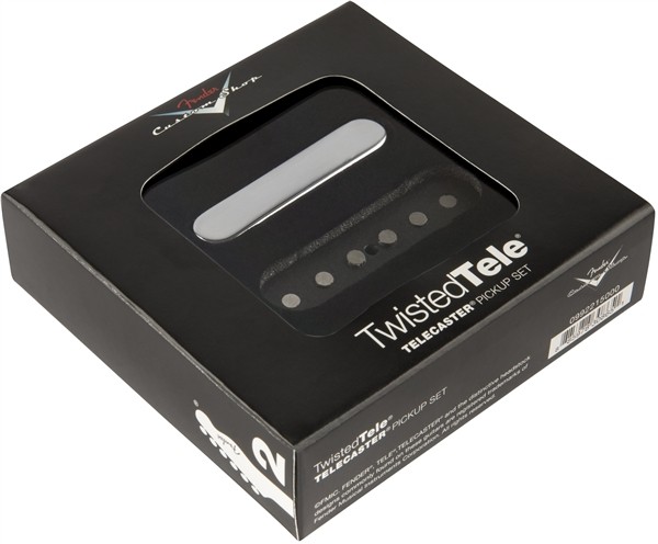 Fender Custom Shop Twisted Tele® Pickups, Black/Chrome (2)